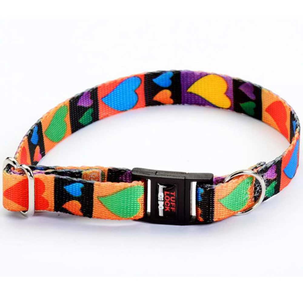 Tuff Lock Cat Collar - Hearts