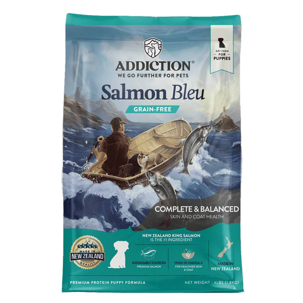 Addiction Salmon Bleu Dry Puppy Food 4 lb (1.8 kg)