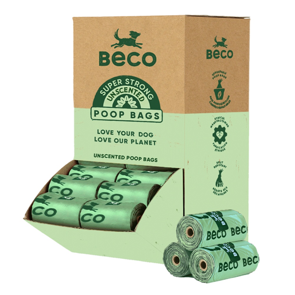 Beco Unscented Poop Bag Single Roll (15 Bags per roll)