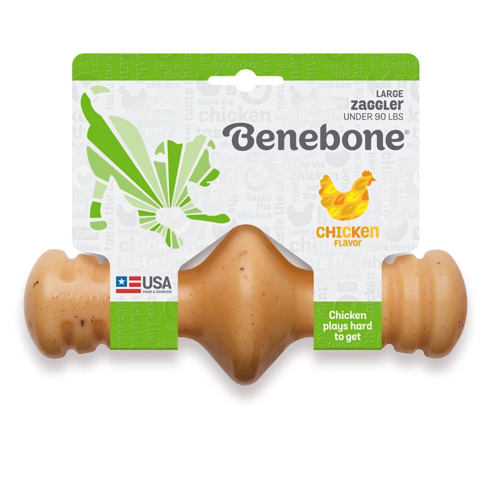 Benebone Zaggler Chicken Dog Toy L