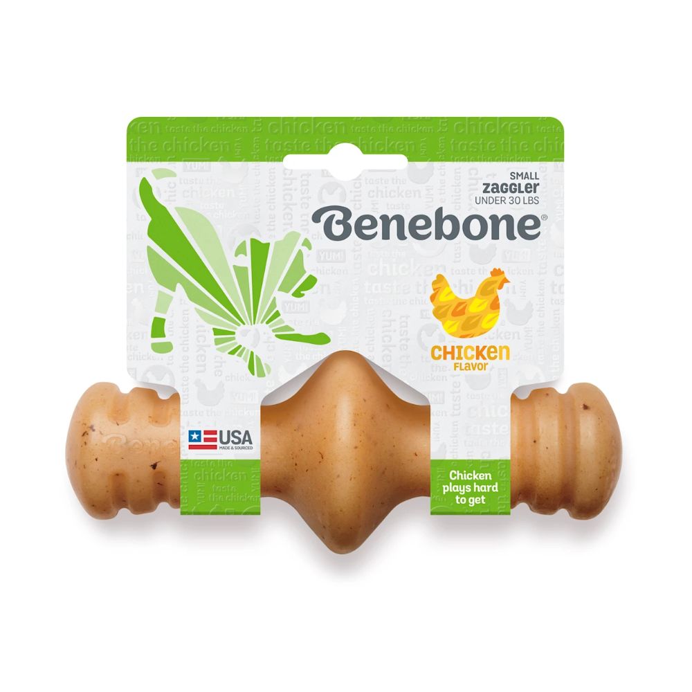 Benebone Zaggler Chicken Dog Toy S