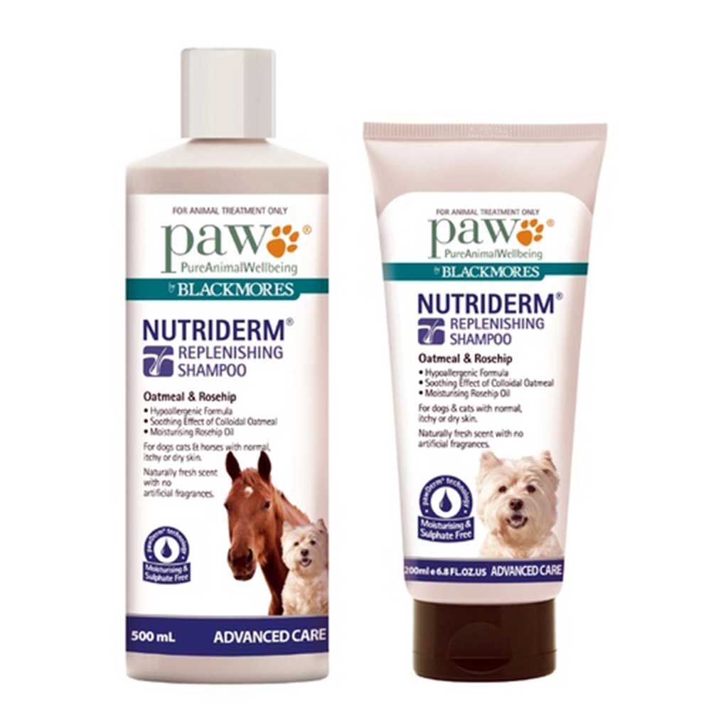 Paw Nutriderm Replenishing Shampoo For Dogs & Cats 200 ml