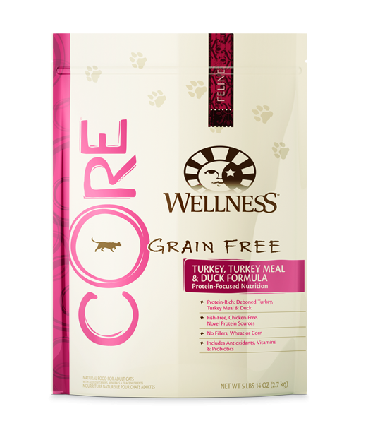 Wellness CORE Turkey Duck Cat Food -12lb