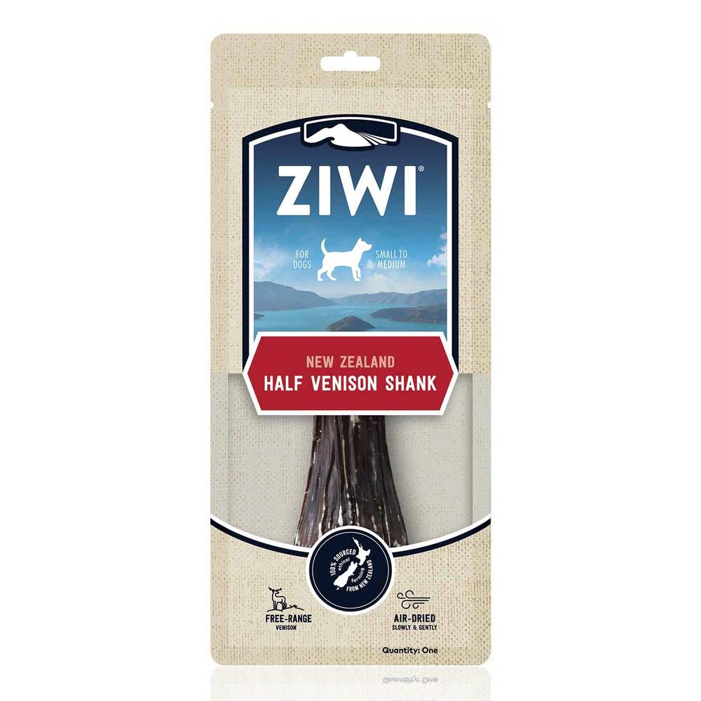 ZiwiPeak Venison Shank Dog Bone Oral Health Chews for Dogs Half