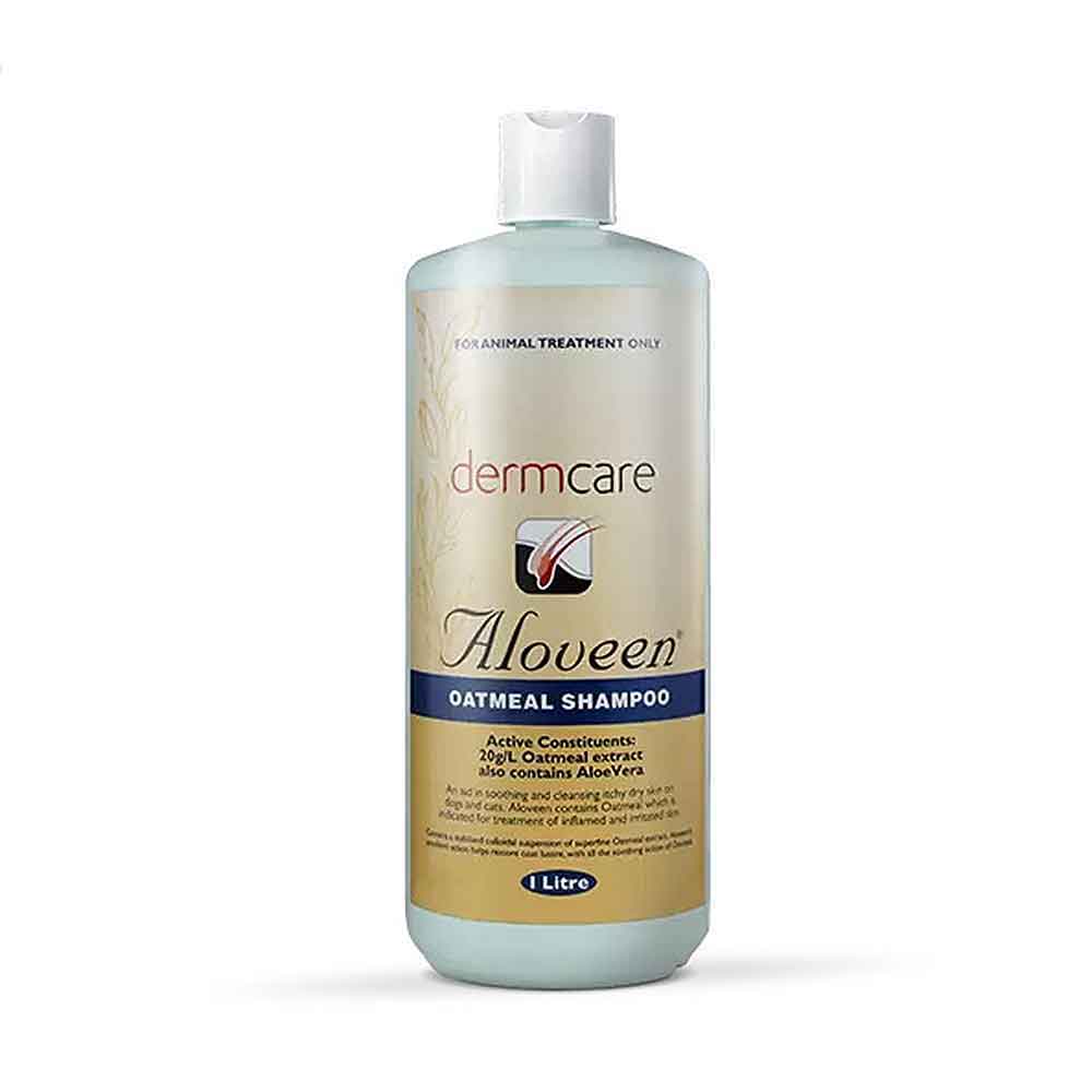 Dermcare Aloveen Oatmeal Shampoo for Dogs & Cats 1 Litre