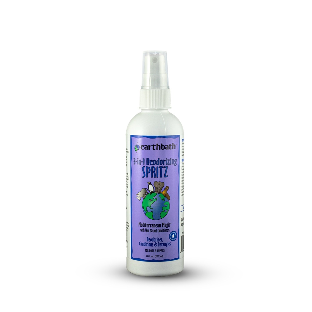 Earthbath 3 in 1 Deodorizing Spritz Mediterranean Magic (Rosemary) 8 fl oz (237ml)