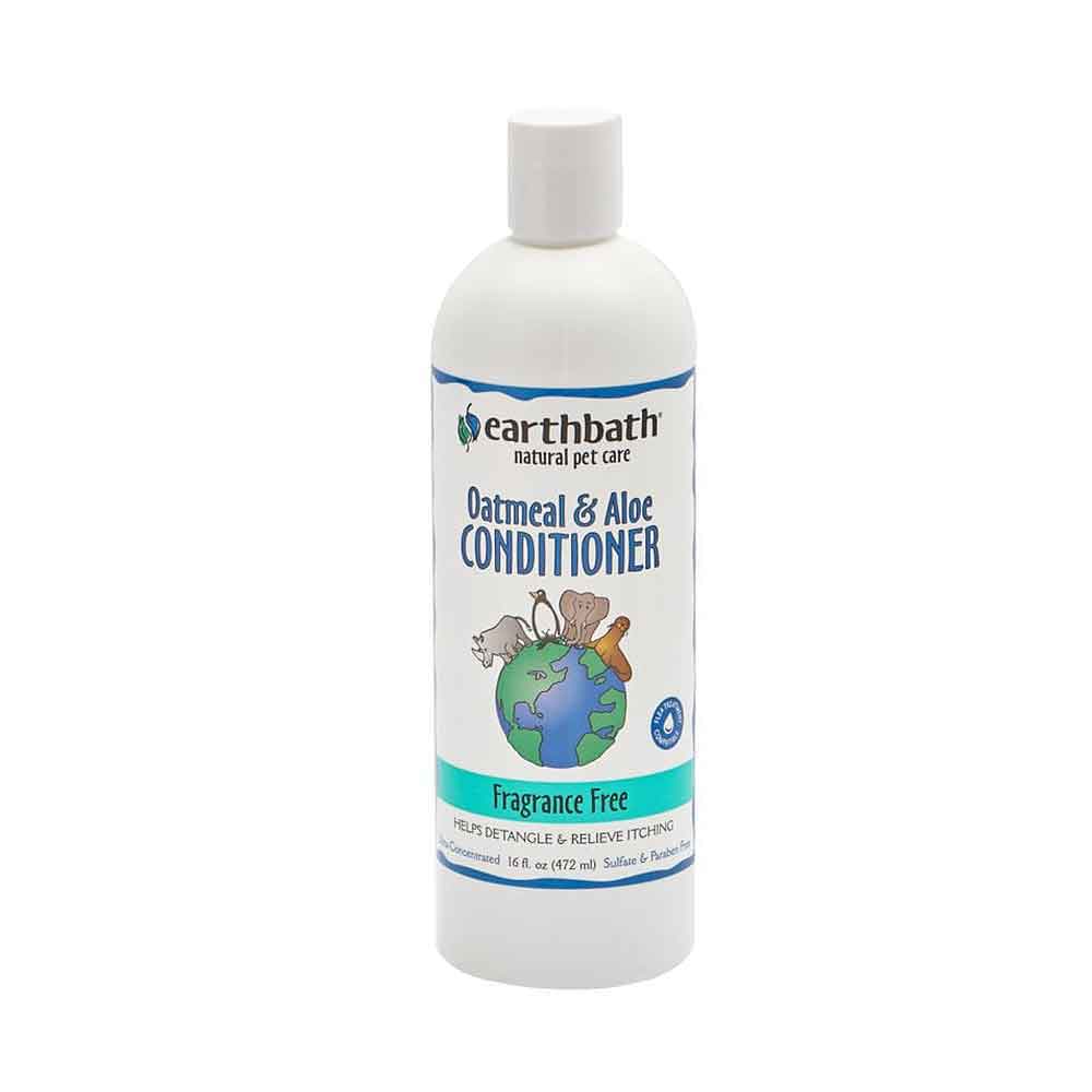 Earthbath Oatmeal & Aloe Fragrance Free Conditioner for All Animals 16 oz