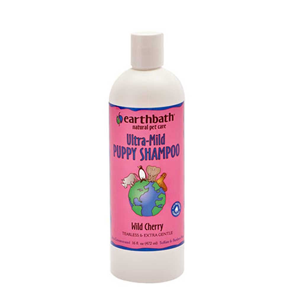Earthbath Ultra-Mild Puppy Shampoo with Wild Cherry Fragrance 16 oz