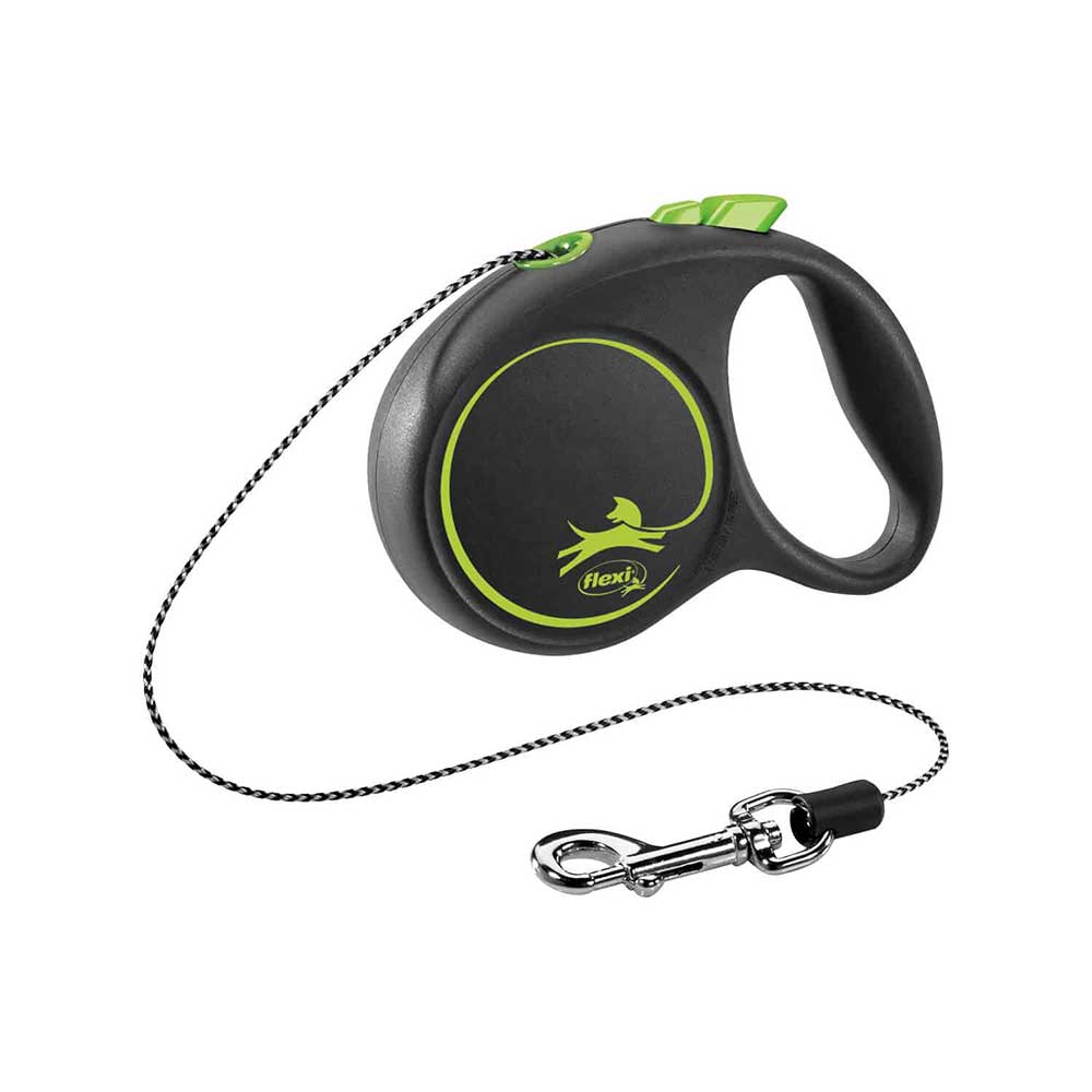 Flexi Black Design Cord 3m XS Green