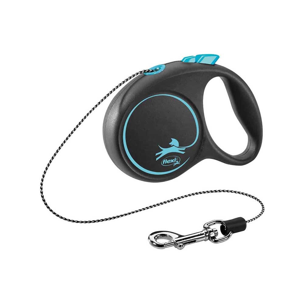Flexi Black Design Cord 5m S Blue