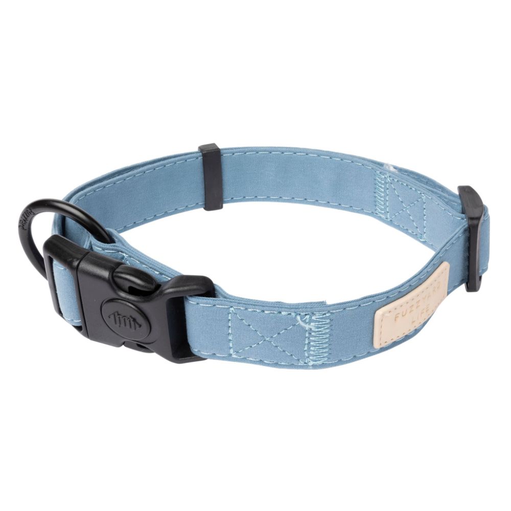 FuzzYard Life Dog Collar French Blue L