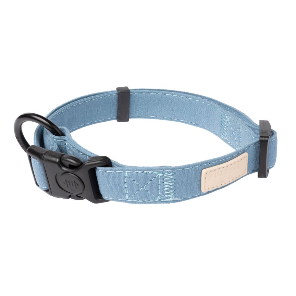 FuzzYard Life Dog Collar French Blue M