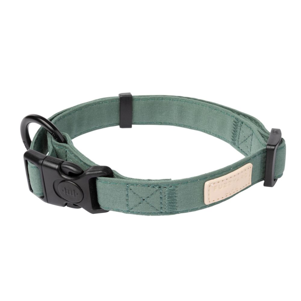 FuzzYard Life Dog Collar Myrtle Green M