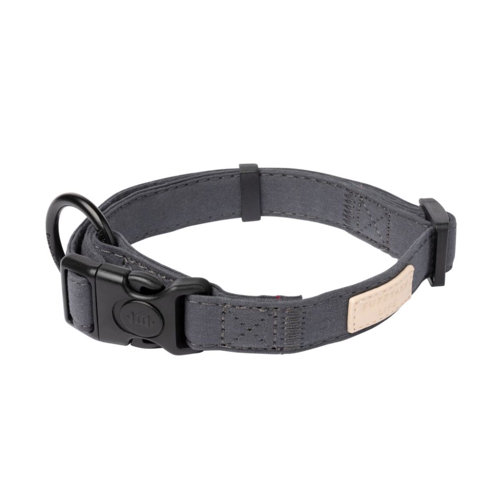 FuzzYard Life Dog Collar Slate Grey M