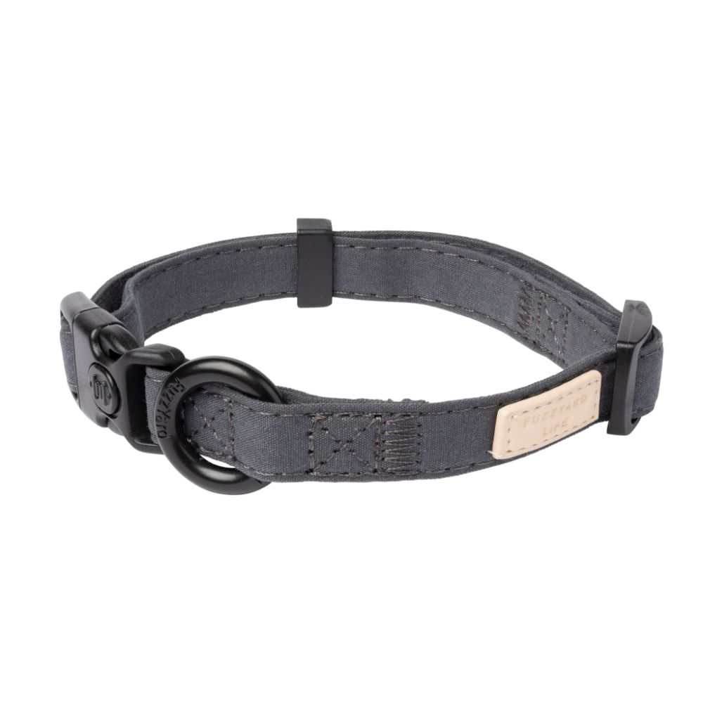 FuzzYard Life Dog Collar Slate Grey S