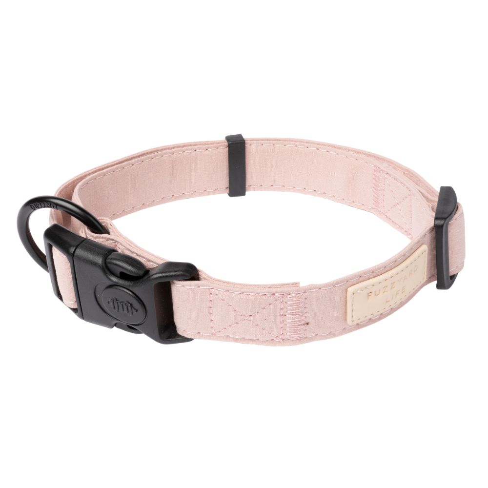 FuzzYard Life Dog Collar Soft Blush L
