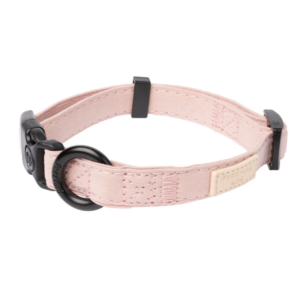 FuzzYard Life Dog Collar Soft Blush S