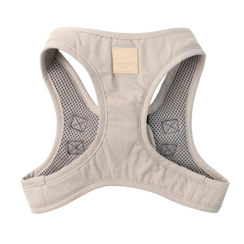 FuzzYard Life Dog Harness Sandstone L
