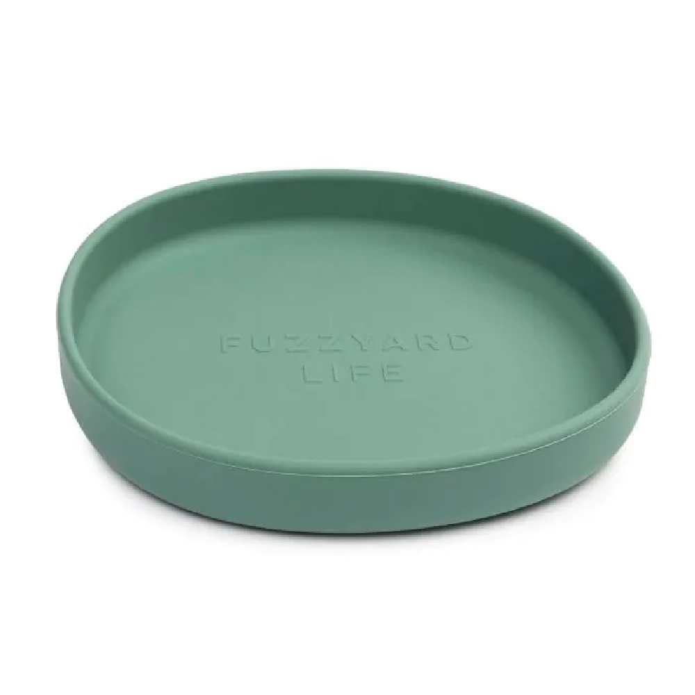 FuzzYard Life Silicone Cat Dish Myrtle Green