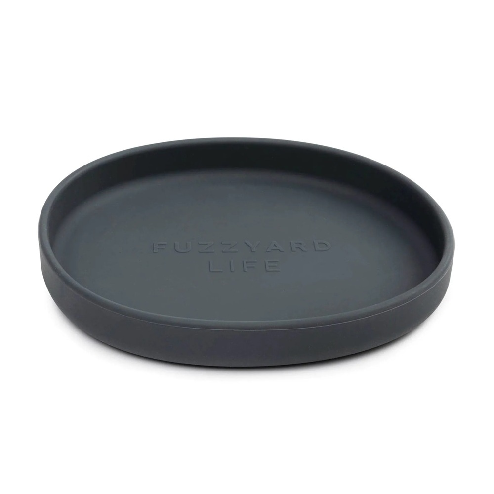 FuzzYard Life Silicone Cat Dish Slate Grey