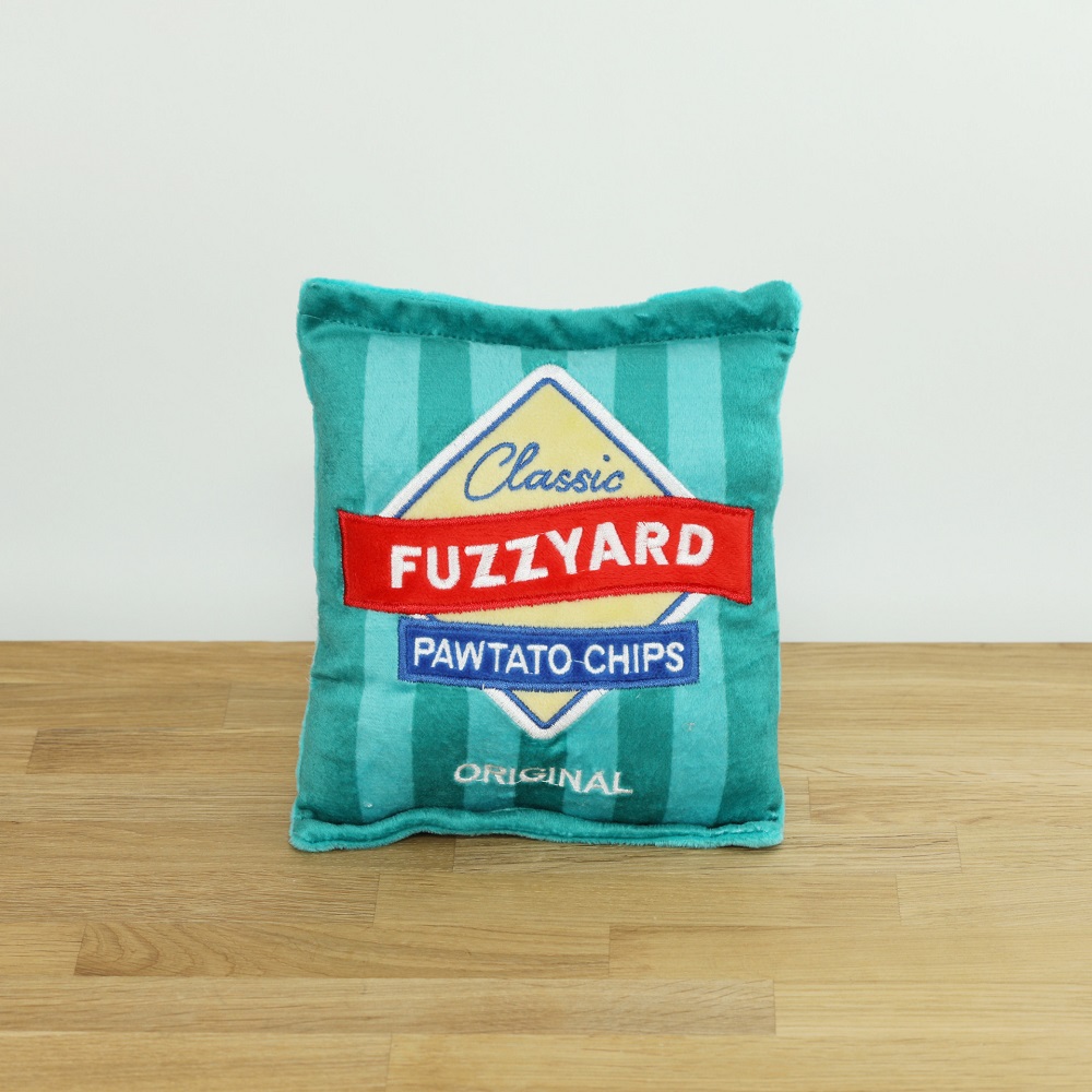 FuzzYard Pawtato Chips Plush Dog Toy