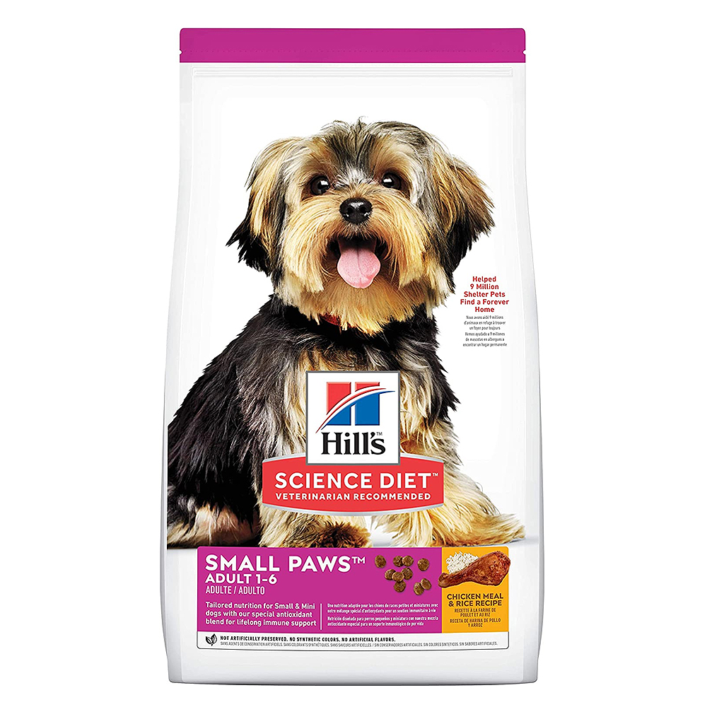 Hills Science Diet Adult Small Paws Dry Dog Food, 7kg (15.5lb)