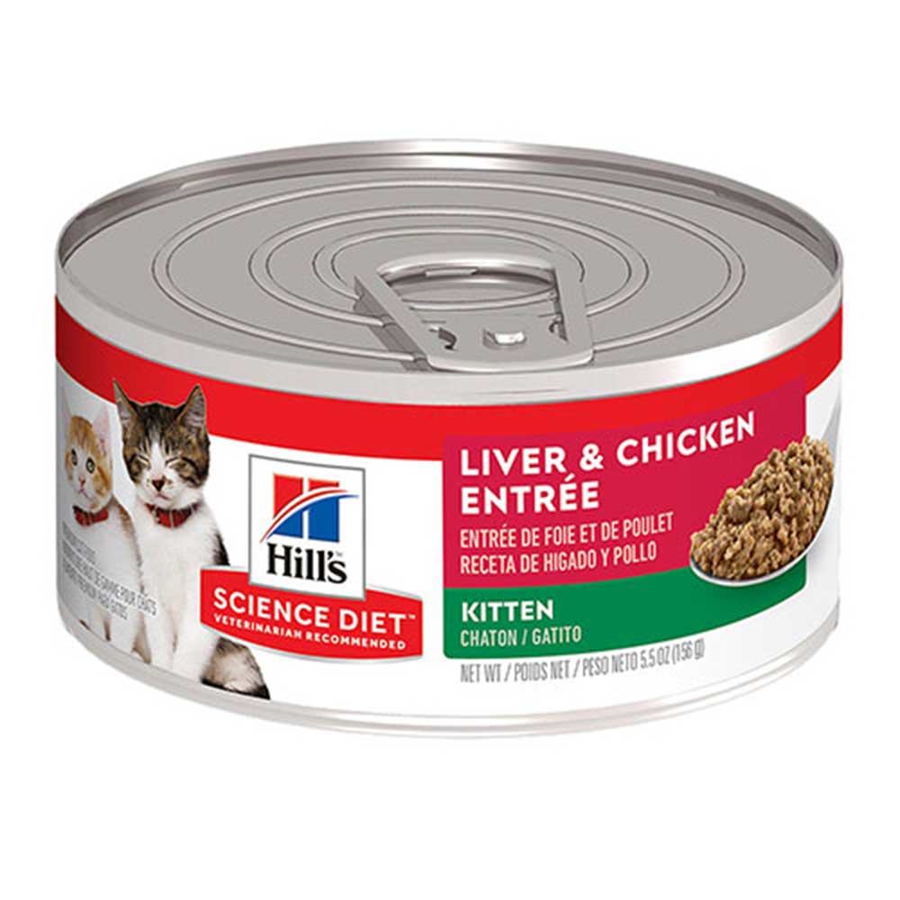 Hills Science Diet Liver And Chicken Entree Kitten Canned Cat Food