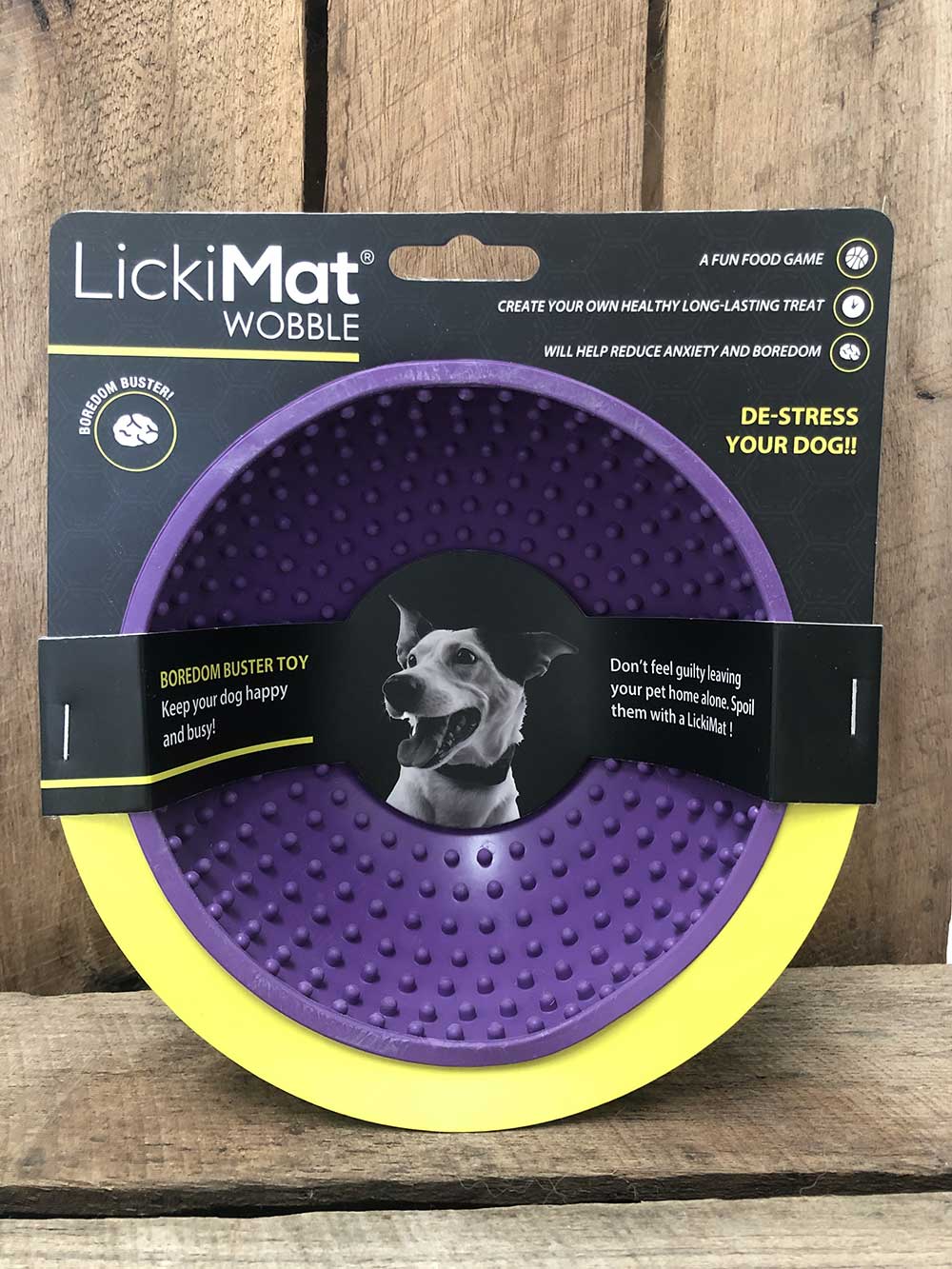 Lickimat Wobble Treat Bowl Purple