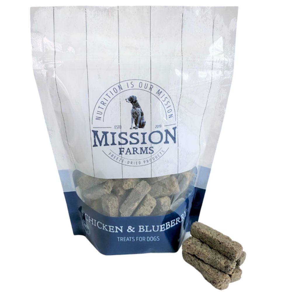 Mission Farms Chicken & Blueberry Freeze Dried Dog Treat
