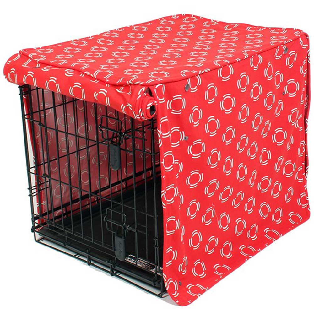 Molly Mutt Lady in Red Crate Cover Small