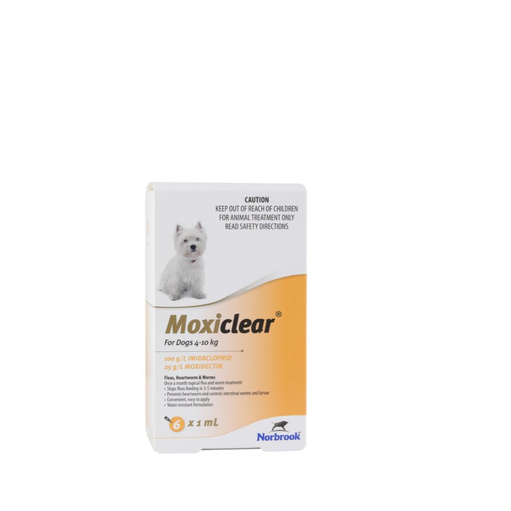 Moxiclear® for Dogs 4-10kg 6pk