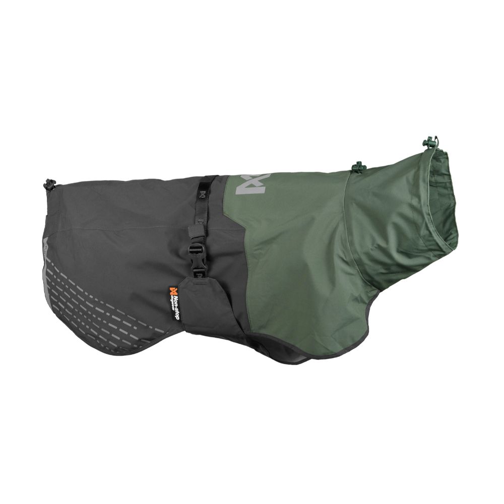 Non-Stop Unisex Fjord Raincoat For Dogs Green/Grey