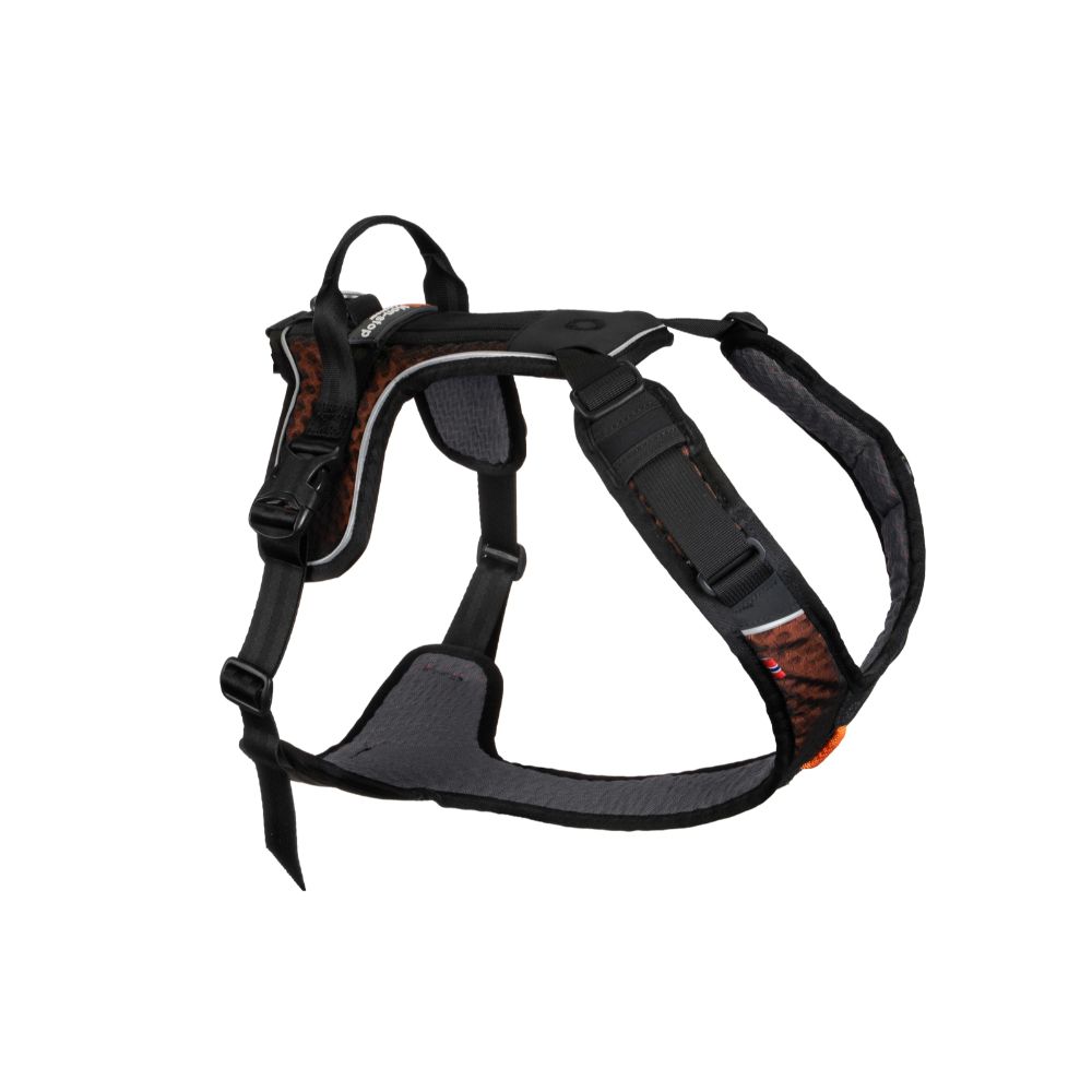 Non-Stop Unisex Harness For Dogs Rock Black/Orange XS