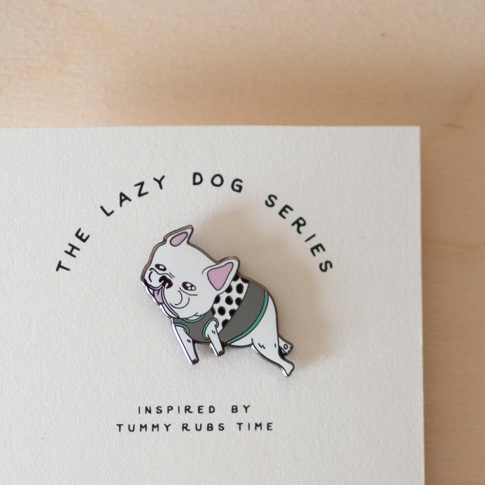 Ohpopdog French Bulldog Pin 