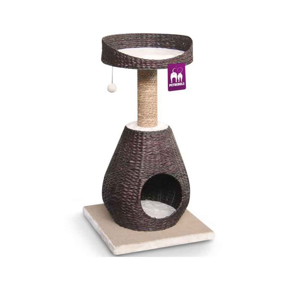 Petrebels Natural Eco Lovers Caribbean Beach 89 Cat Tree Water Hyancinth