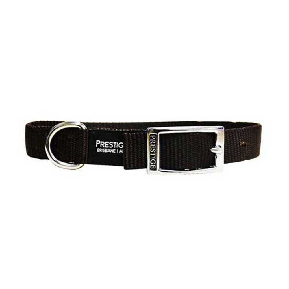 Prestige Pet Single Layer Nylon Collar 1" X 24" Brown (61Cm)