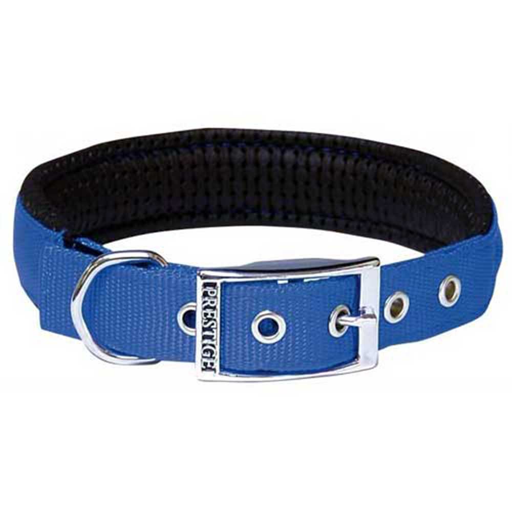 Prestige Pet Soft Padded Collar 1" X 20" Blue (51Cm)
