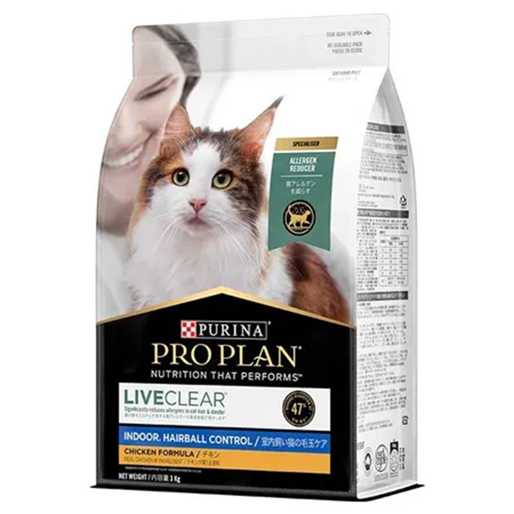 LiveClear Hair Ball Control Cat Dry Adult Indoor 3kg