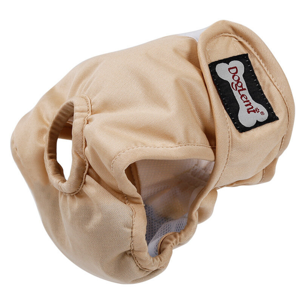 Wiggles Washable Diaper Female -Beige XS