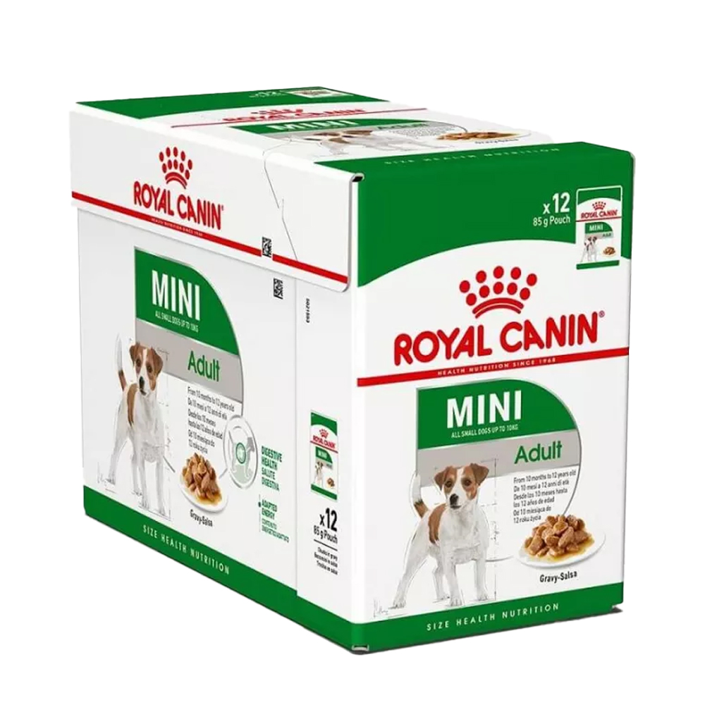 Royal Canin Mini Adult Pouch Dog Food (12 x 85 gms)