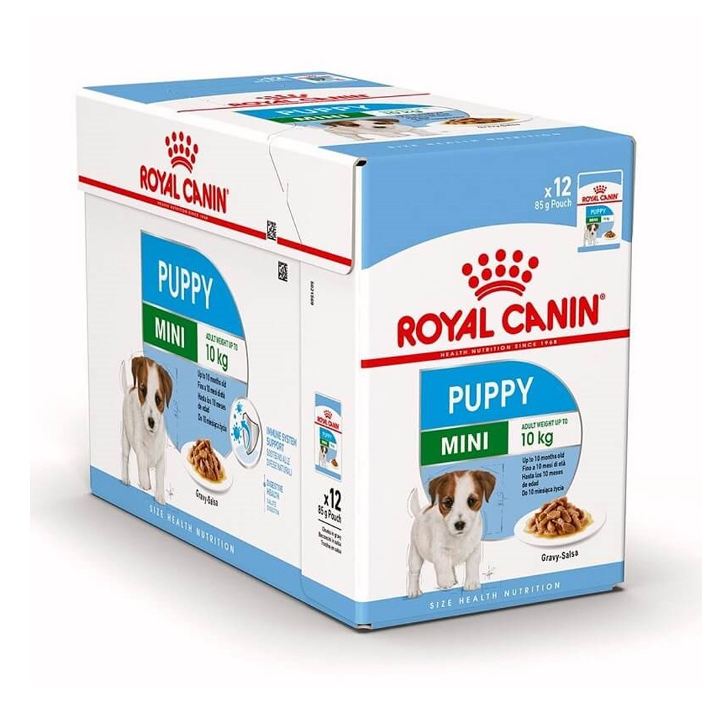 Royal Canin Puppy Mini Pouch Dog Food (12 x 85gms)