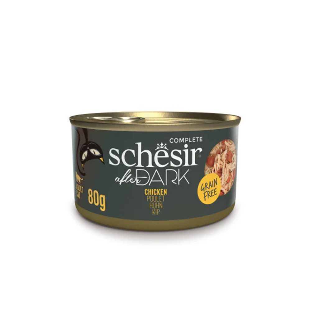 Schesir After Dark Wholefood Canned Cat Food Chicken 80 g