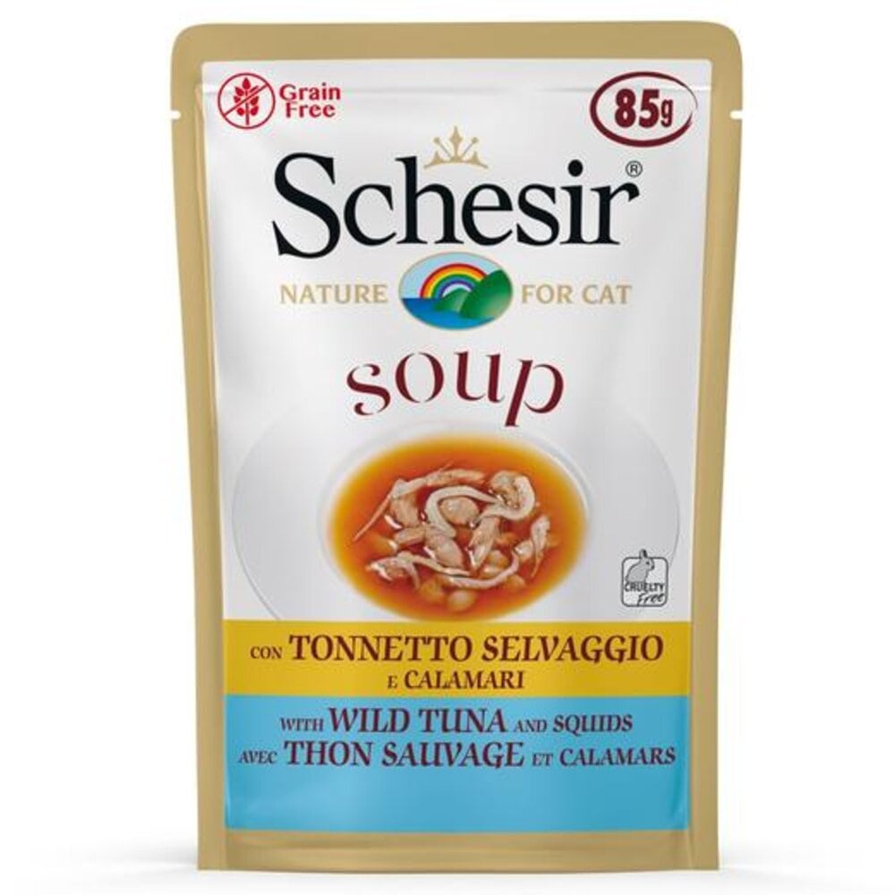 Schesir Tuna & Squid Soup for Cats