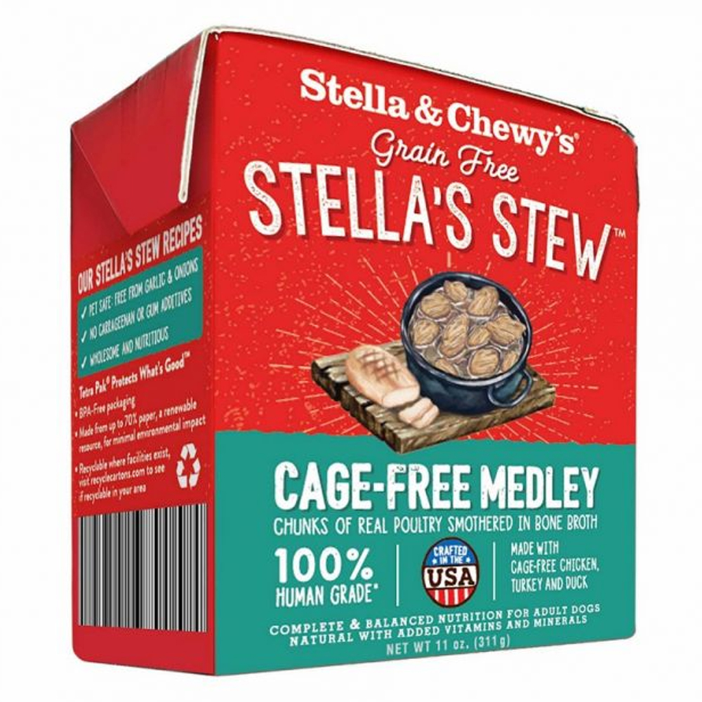 Stella & Chewy's Stews, Cage-Free Medley Recipe For Dogs