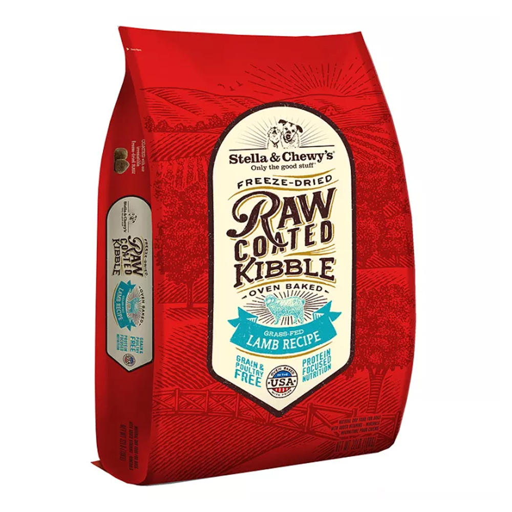 Stella & Chewy's Oven Baked Raw Coated Kibble Grass-Fed Lamb Recipe 22 lbs