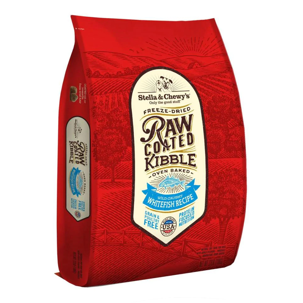 Stella & Chewy's Wild Caught Whitefish Oven Baked Raw Coated Kibble 22 lb (10 kg)
