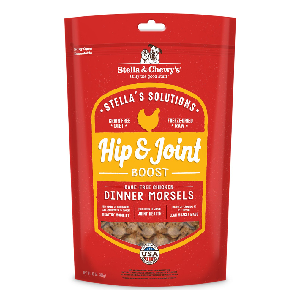 Stella & Chewy's Stella's Solutions Hip & Joint Boost Cage Free Chicken Dinner Morsels For Dogs