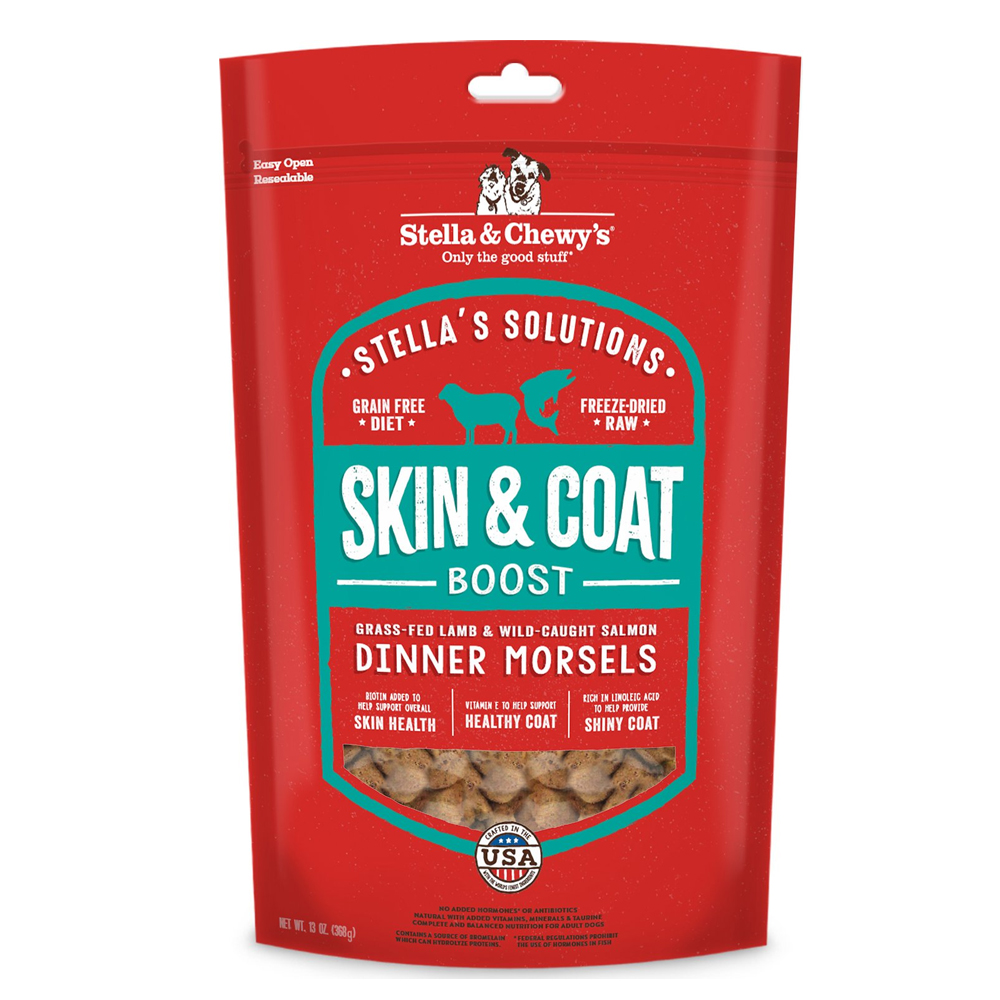 Stella & Chewy's Skin & Coat Grass Fed Lamb & Wild Caught Salmon Dinner Morsels