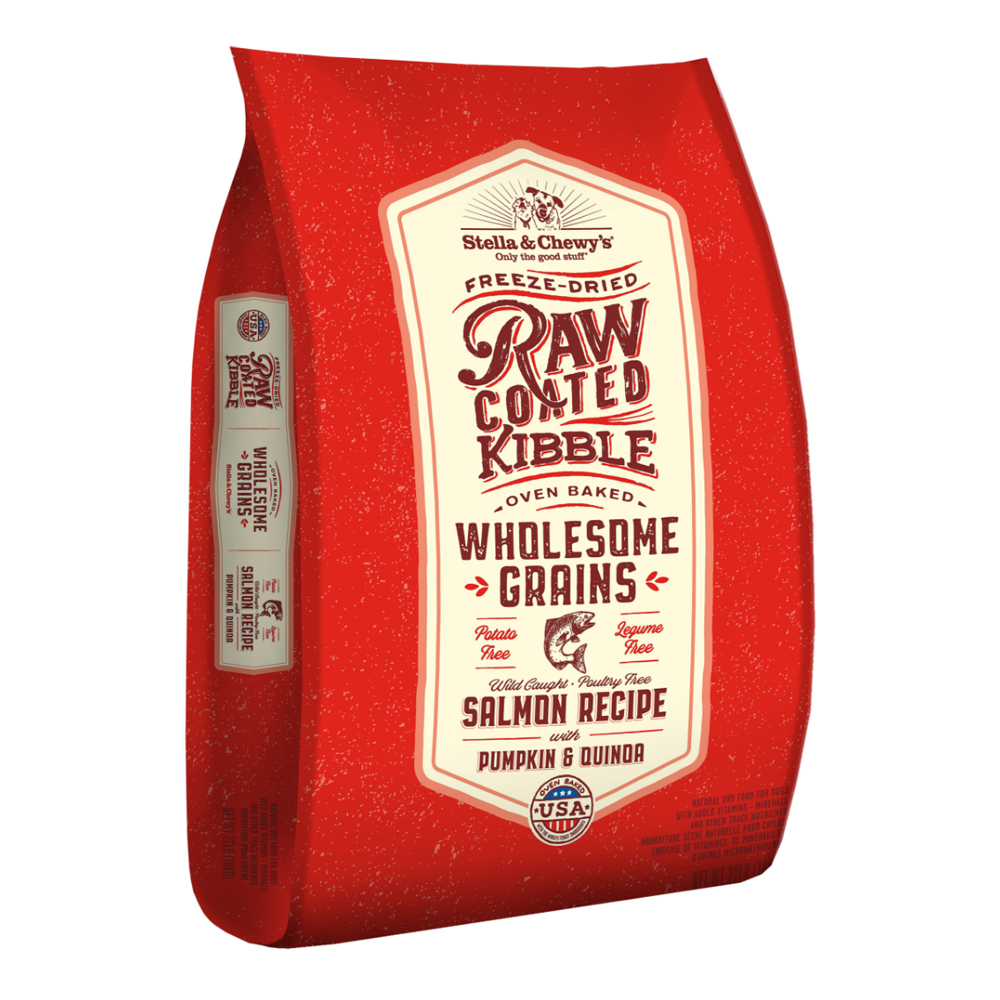 Stella & Chewy's Salmon Raw Coated WG Kibble 22lbs