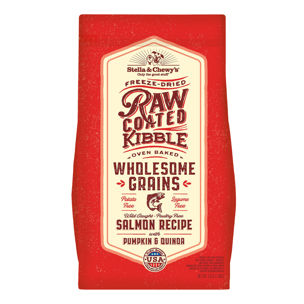 Stella & Chewy's Salmon Raw Coated WG Kibble 3.5lb